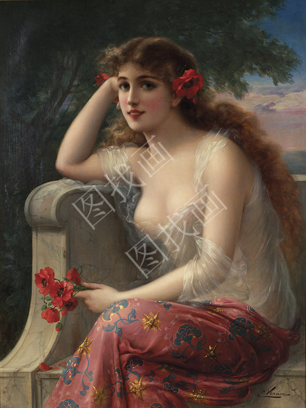 Girl with a Poppy